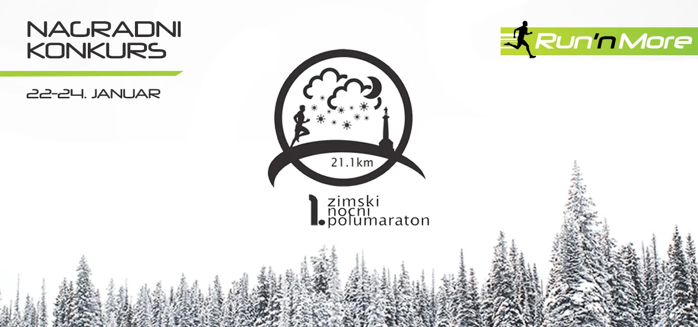 NAGRADNI KONKURS – 1. ZIMSKI NOĆNI POLUMARATON