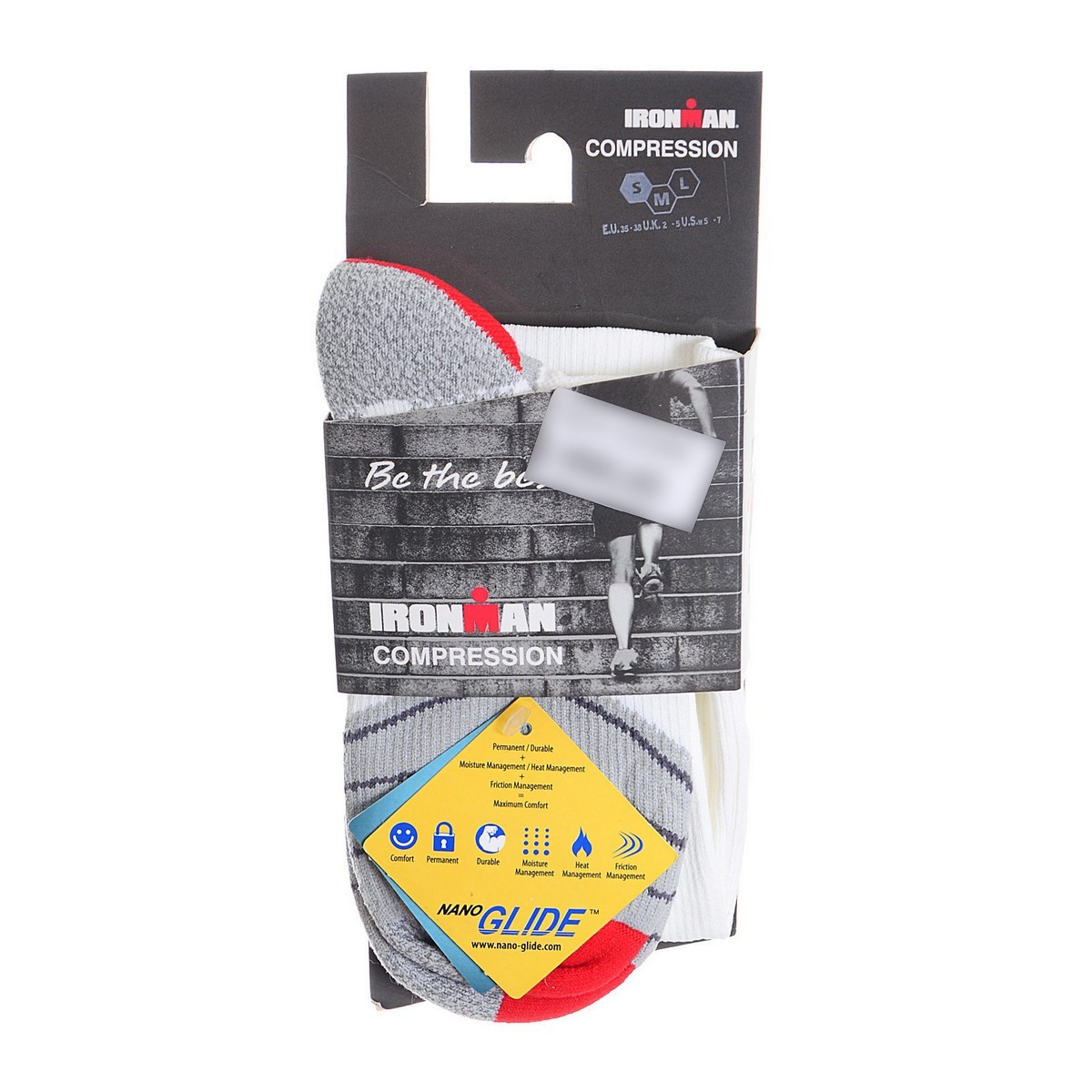 Čarape IRONMAN® COMPRESSION SOCK 102311201B60 Runnmore