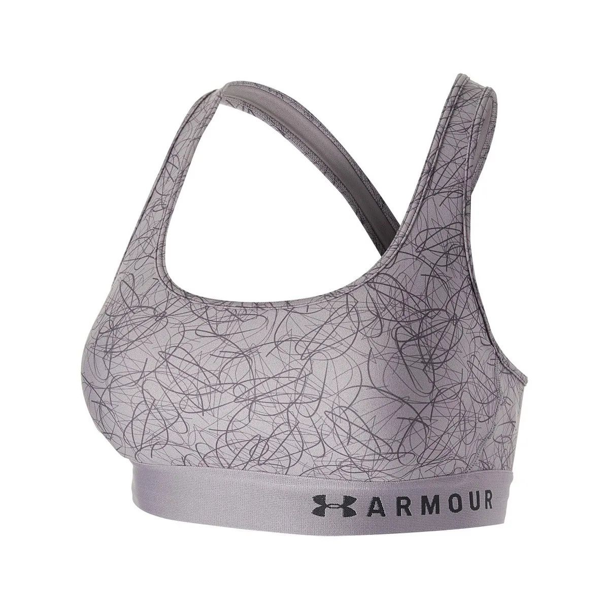 Under Armour Bra Armour Mid Crossback Printed Bra 