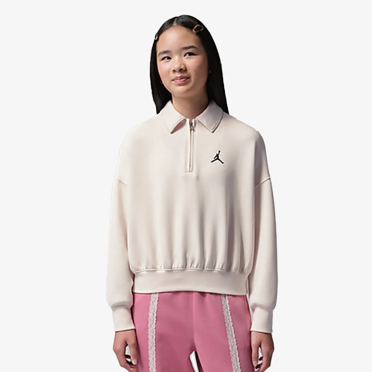 JORDAN Dukserica JDG SHE'S AN ALLSTAR HALF ZIP