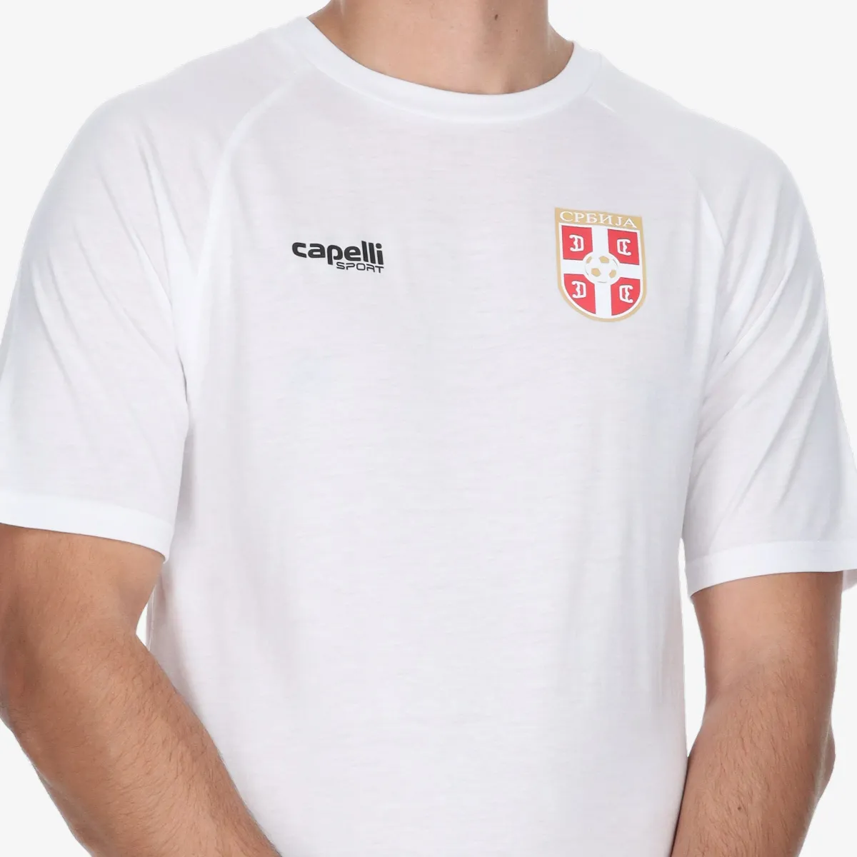 CAPELLI SPORT Majica Basics Tee with Sleeve Logo