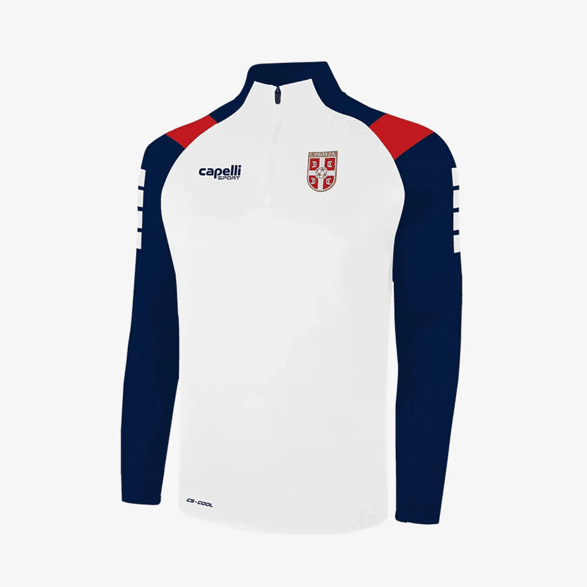 CAPELLI SPORT Majica dugih rukava Empire Tech 1/4 zip training Top Adult 
