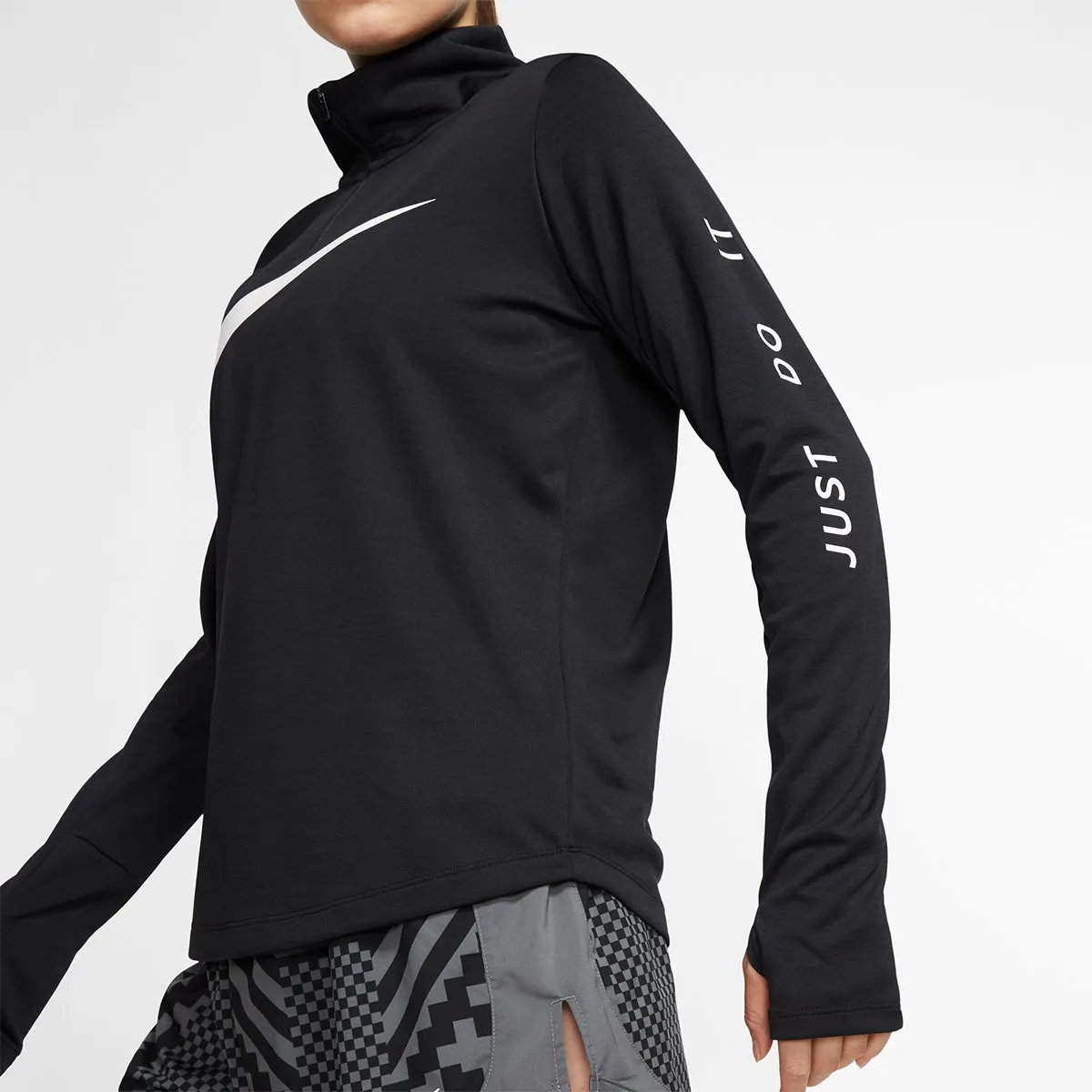 Nike Majica dugih rukava W NK MIDLAYER QZ SWSH RUN 