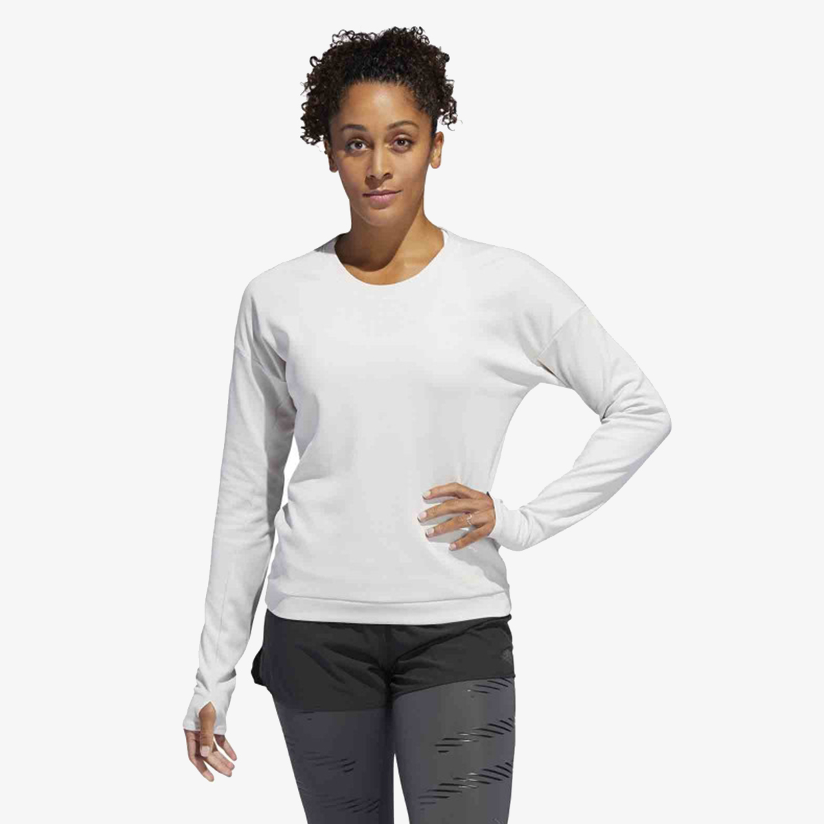 ADIDAS Majica dugih rukava SN RUN CRU W DQ1918 | Runnmore