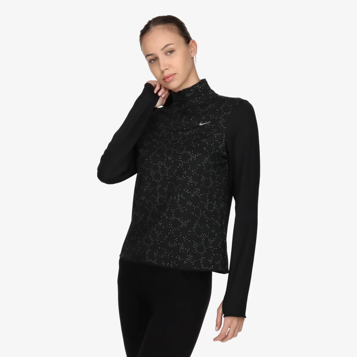 Nike Majica dugih rukava W NK SWIFT ELMNT SSNL NVLTY 