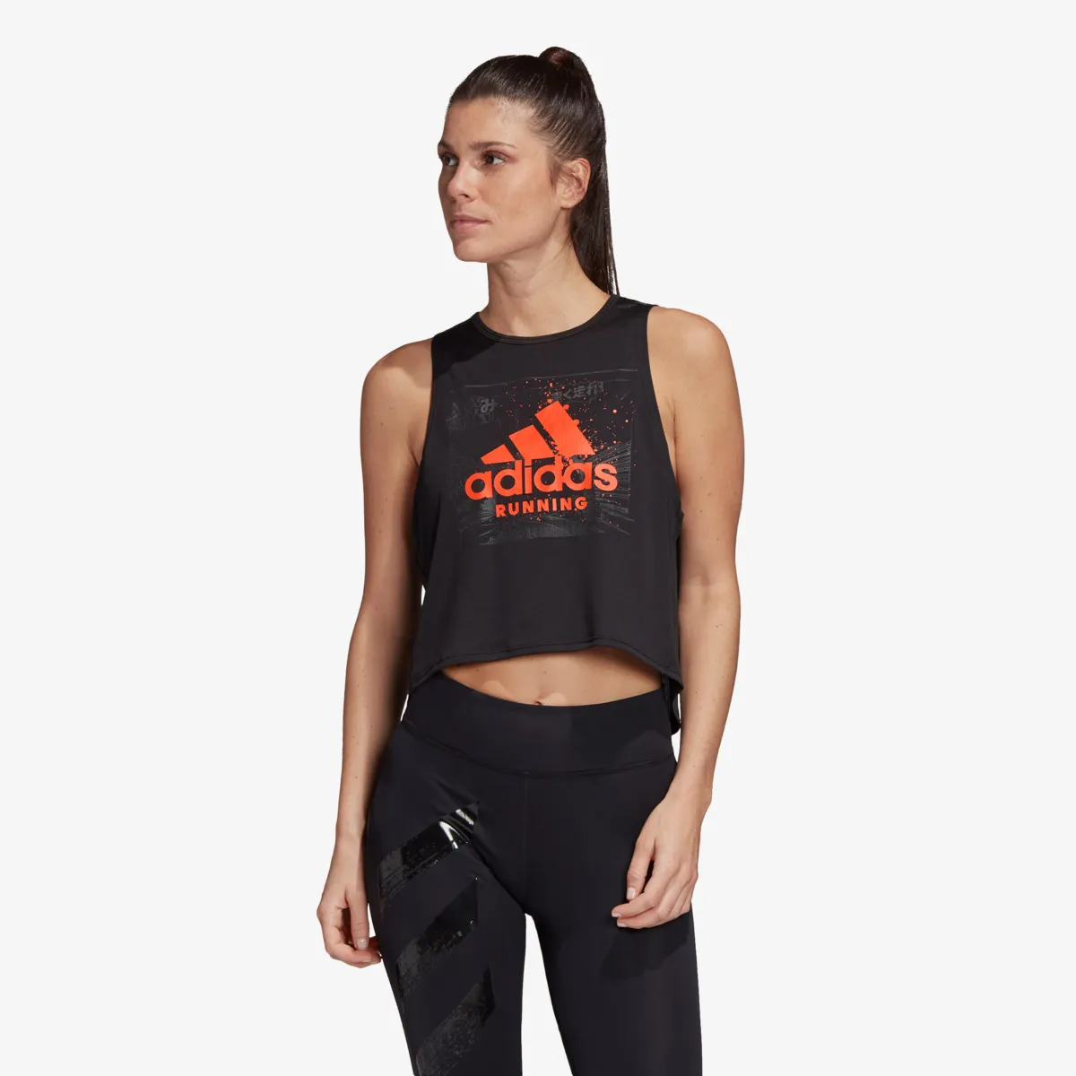 adidas Majica FAST GFX crop