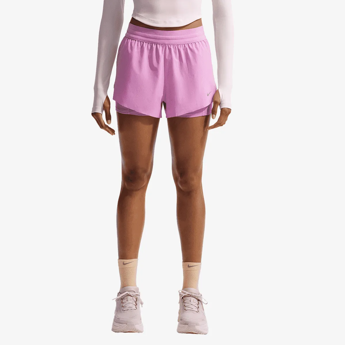 Nike Šorc W NK SWIFT DF MR 2N1 SHRT 