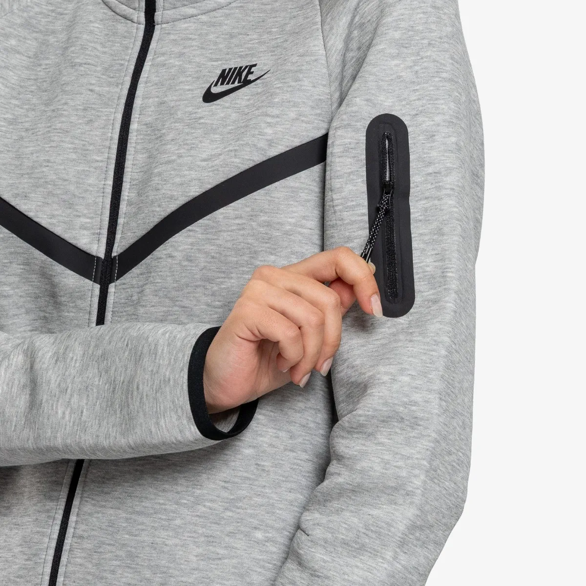 Nike Dukserica W NSW TCH FLC WR FZ HDY 2 