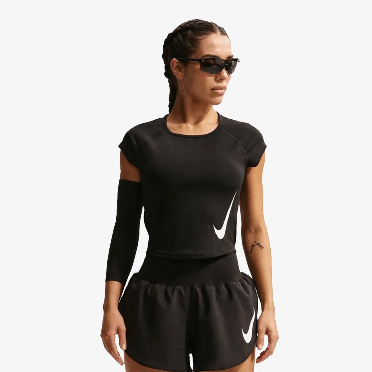 Nike Majica W NK TEMPO SWOOSH RUN DF SS