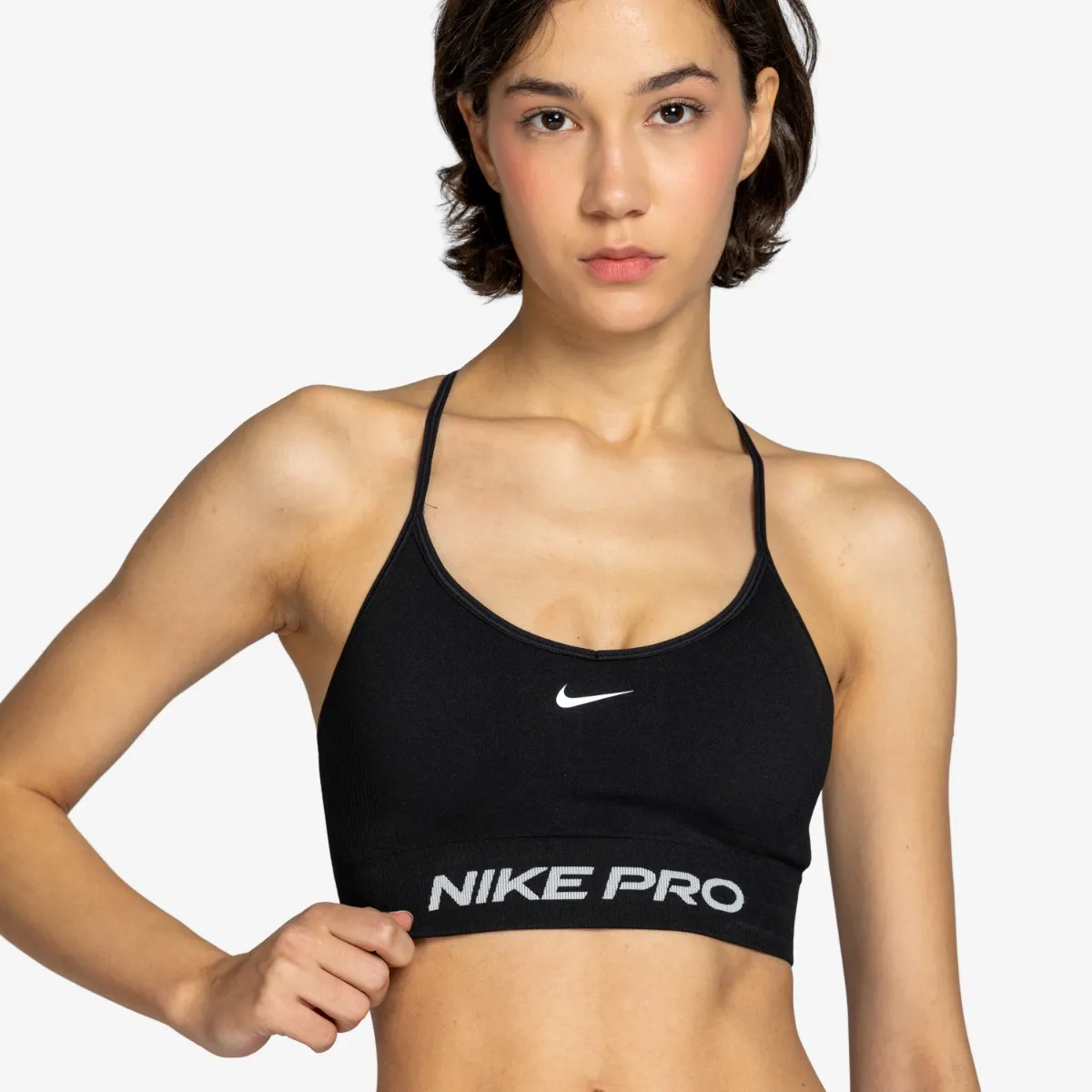 Nike Bra W NP DF SMLS LS BRA WT
