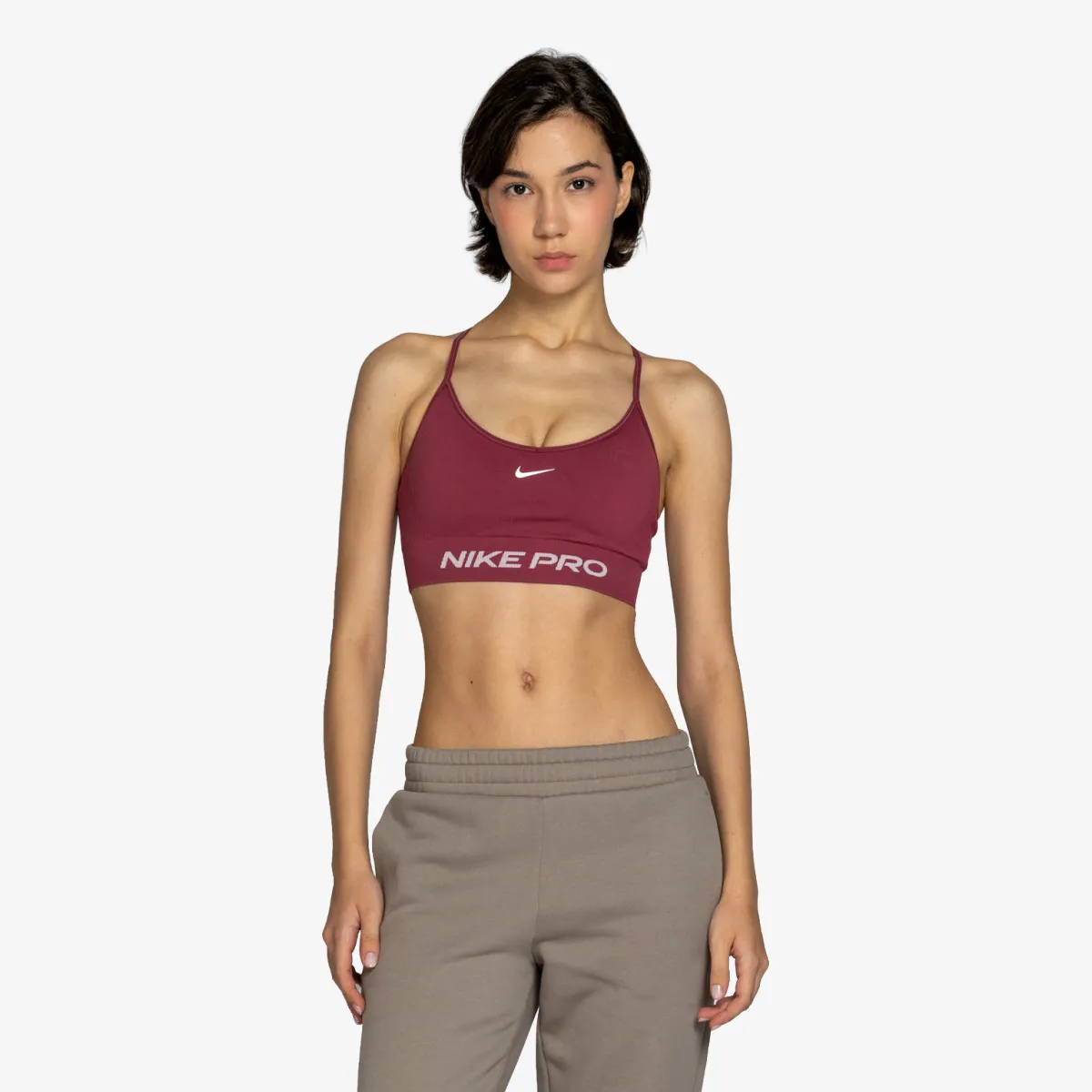 Nike Bra W NP DF SMLS LS BRA WT