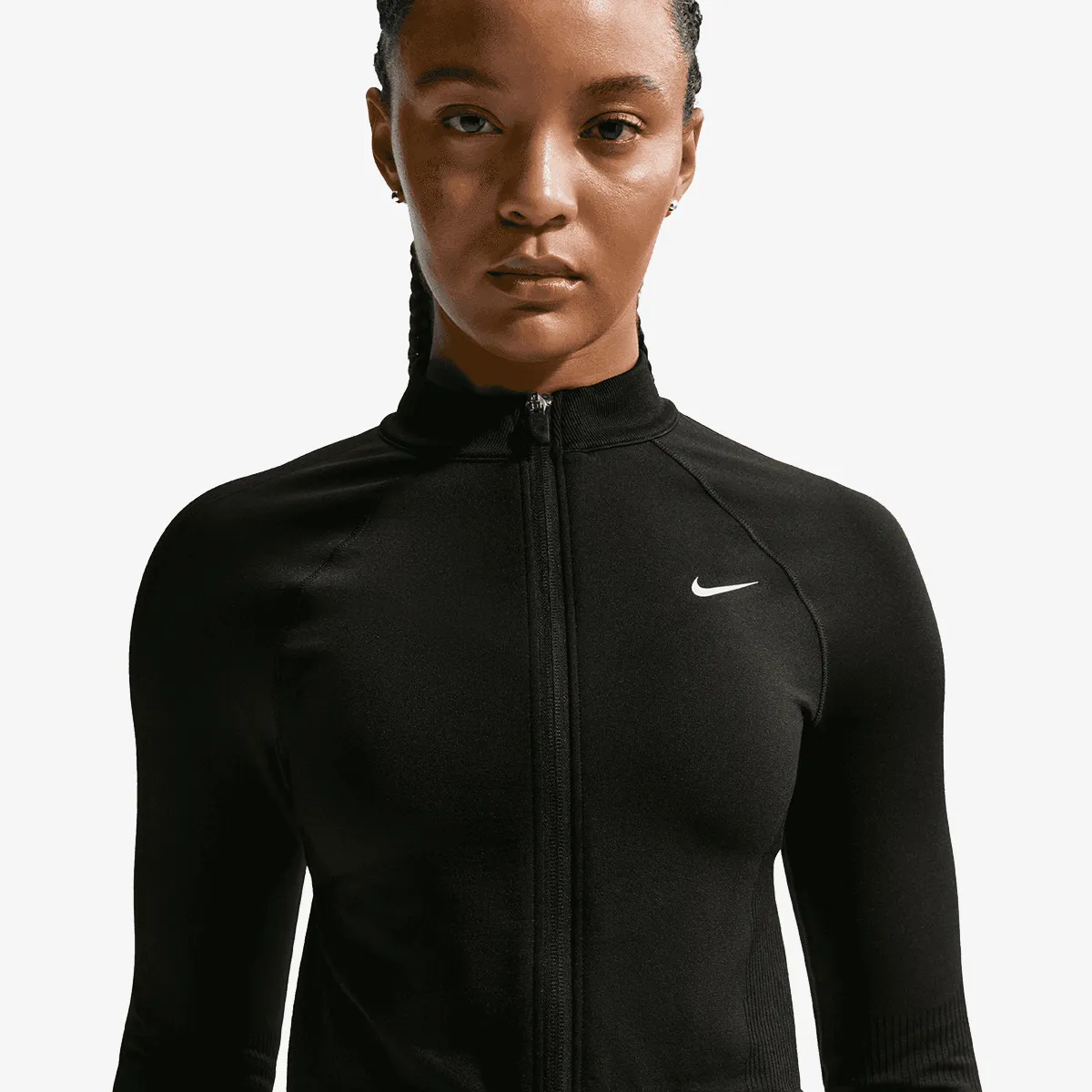 Nike Majica dugih rukava Pro Dri-FIT Seamless Full Zip Midlayer
