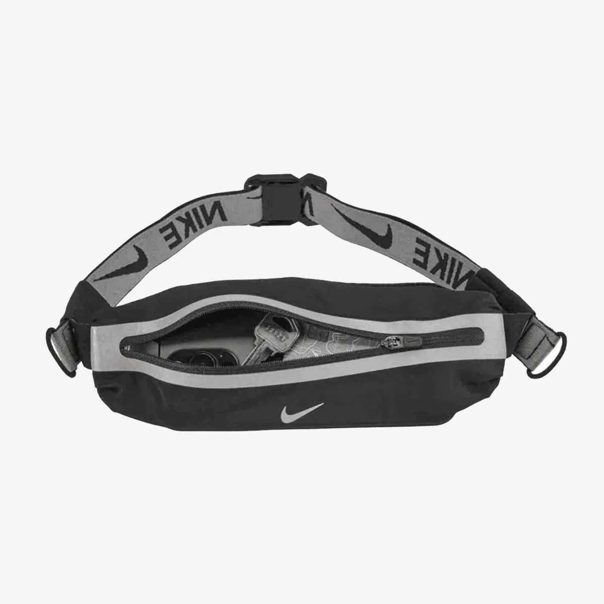 Nike Torbica NIKE SLIM WAISTPACK 4.0 BLACK/BLACK/SILV 