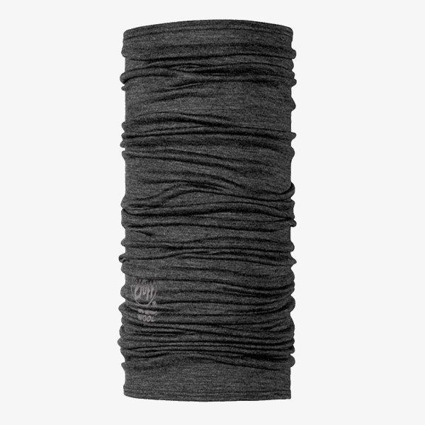 BUFF Grejač za vrat BUFF® LIGHTWEIGHT MERINO WOOL SOLID GREY 