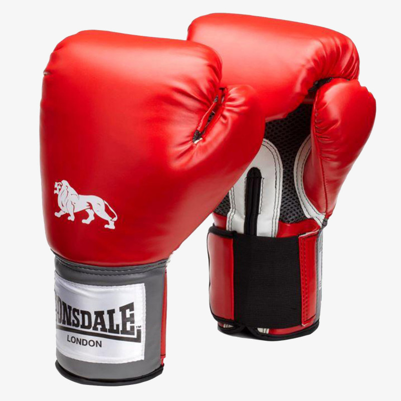 LONSDALE Rukavice LONSDALE PRO TRAIN GLV RED 14OZ