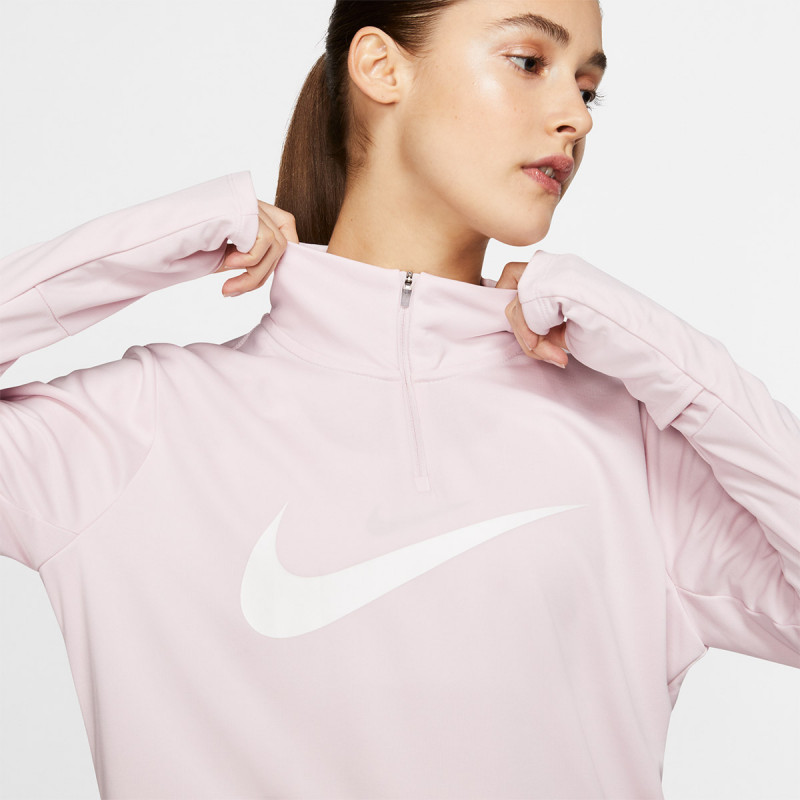 NIKE Majica dugih rukava W NK MIDLAYER QZ SWSH RUN