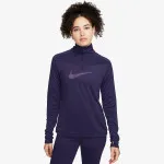 NIKE Majica dugih rukava W NK DF SWOOSH HBR HZ PACER 