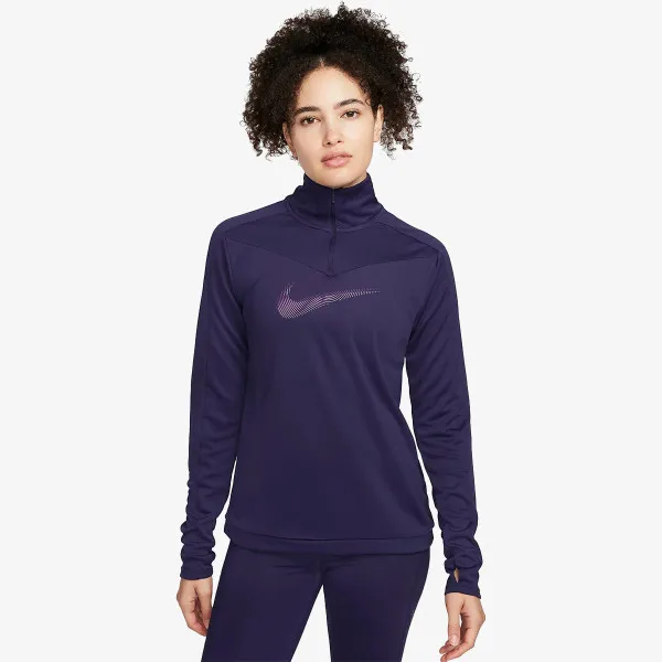 NIKE Majica dugih rukava W NK DF SWOOSH HBR HZ PACER 