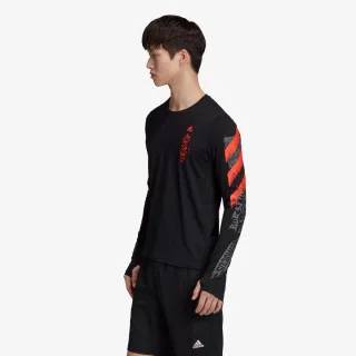ADIDAS Majica dugih rukava FAST GFX LS Tee