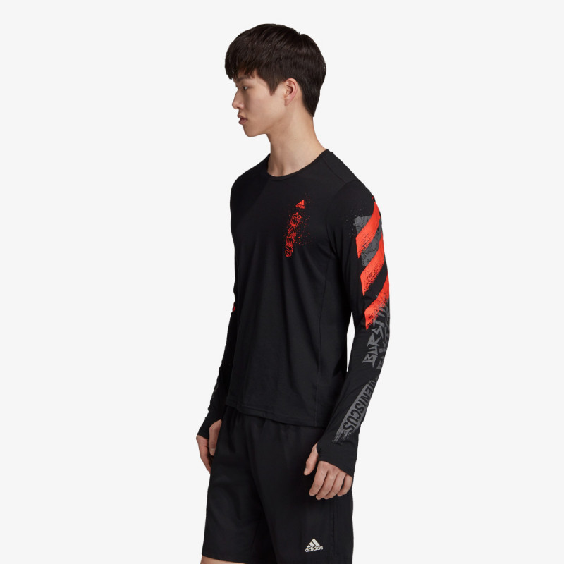 ADIDAS Majica dugih rukava FAST GFX LS Tee