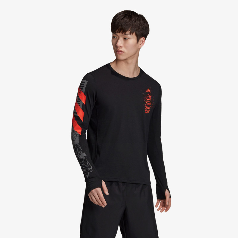 ADIDAS Majica dugih rukava FAST GFX LS Tee