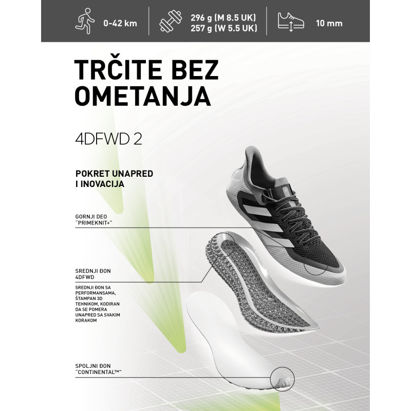 ADIDAS Patike 4DFWD 2 W