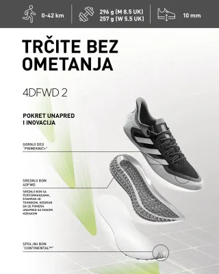 ADIDAS Patike 4DFWD 2 M