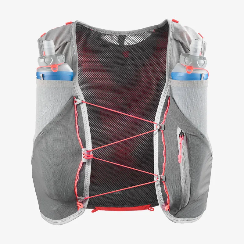 SALOMON Prsluk ADV SKIN 5 SET-CASTELROCK-ALLOY-NEON FLA 