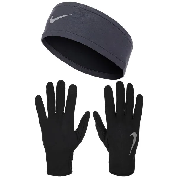 JR NIKE Set NIKE WOMEN'S RUN DRY HEADBAND AND GLOVE 