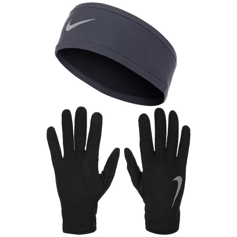 JR NIKE Set NIKE WOMEN'S RUN DRY HEADBAND AND GLOVE