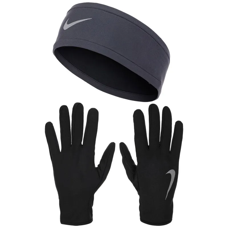 JR NIKE Set NIKE WOMEN'S RUN DRY HEADBAND AND GLOVE