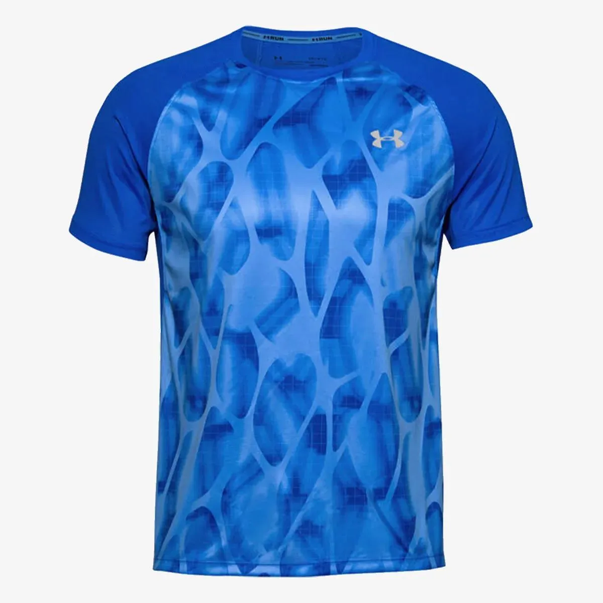 UNDER ARMOUR Majica M UA Qualifier ISO-CHILL Printed Short S 